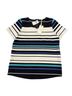 Pleione Stripes Blue White T-Shirt Size S - photo 1