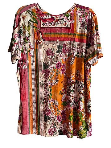 Johnny Was Romantic Short Sleeve Blouse (view 2)