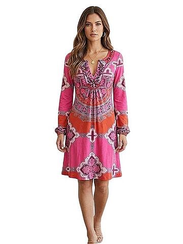 Hale Bob Holiday Jersey Dress Casual Dress (view 1)