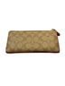 Coach 100% Leather Solid Tan Pink Wallet One size - photo 2