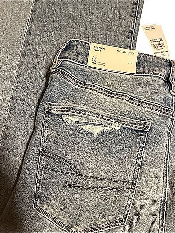 American Eagle Outfitters Next Level Stretch Festival Flare Jeans (view 2)