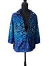 Zenergy by Chico's Floral Blue Black Jacket Size M - photo 1