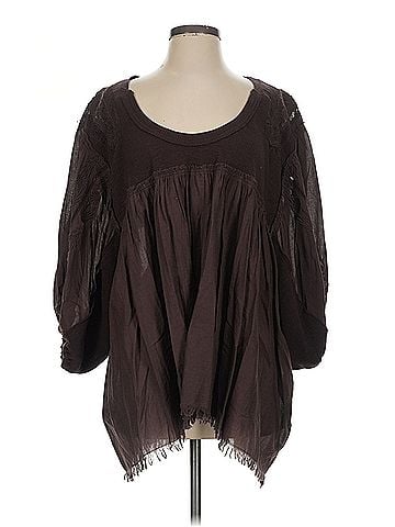 Free People Free People 3/4 Sleeve Blouse (view 1)
