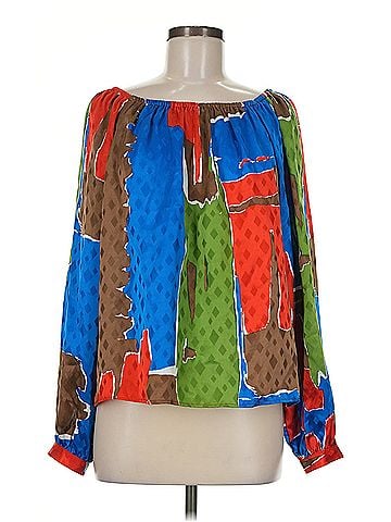 Tory Burch Tory Burch 3/4 Sleeve Silk Top (view 1)