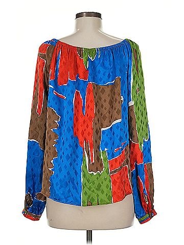 Tory Burch Tory Burch 3/4 Sleeve Silk Top (view 2)