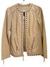 Bradley 100% Leather Yellow Leather Jacket Size XS - photo 1