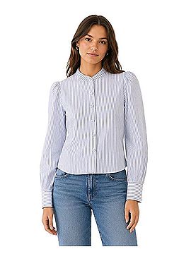 Madewell Puff-Sleeve Button-Up Shirt Long Sleeve T-Shirt (view 1)