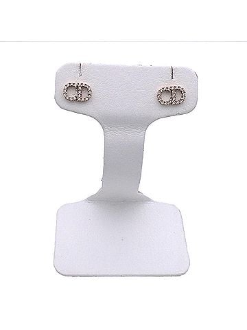 Christian Dior Christian Dior Dior Earrings for Women, Brand Name, Rhinestone, Gold Accessory (view 2)