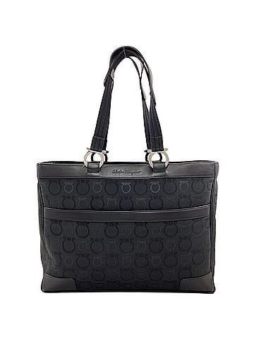 Salvatore Ferragamo Salvatore Ferragamo Gancini Hardware Tote Bag, Canvas, Women's (view 1)