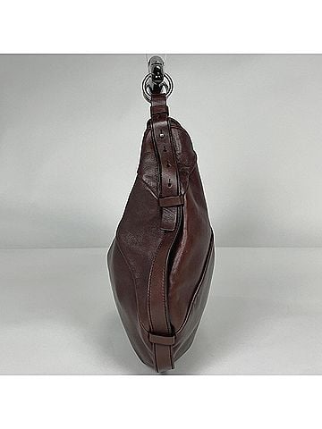 Yves Saint Laurent Yves Saint Laurent Mombasa Leather Shoulder Bag, Brown, 95363, Women's (view 2)