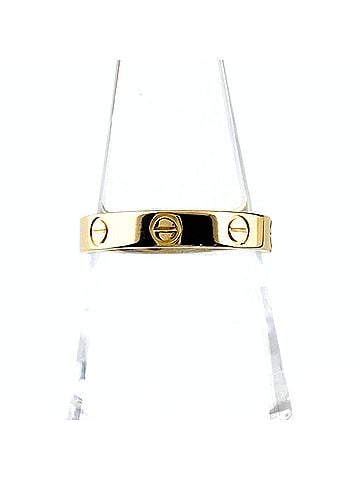 Cartier Cartier Mini Love Ring, Yellow Gold (YG), 750, Women's Ring (view 1)