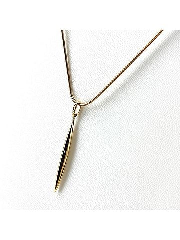 Tiffany & Co. Tiffany &amp; Co. Feather YG Yellow Gold Pendant Necklace 750 for Women (view 2)