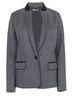 Vince. Chevron-herringbone Gray Vince. Wool Blazer Size 2 - photo 4