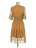 Max Studio Paisley Yellow Max Studio Cocktail Dress Size M - photo 2