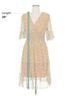 Max Studio Paisley Yellow Max Studio Cocktail Dress Size M - photo 5