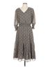1.State Print Gray 1.State Casual Dress Size L - photo 1