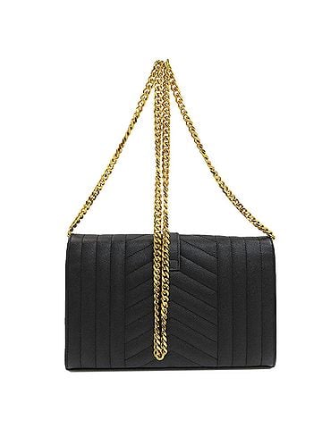 Yves Saint Laurent Yves Saint Laurent Chain Wallet Envelope Medium Shoulder Long Calfskin Women's YVES SAINT LAURENT (view 2)