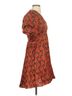 1.State Printed V-Neck Tiered Bubble Puff Sleeve Mini 1.State Cocktail Dress - photo 3