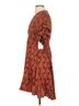 1.State Printed V-Neck Tiered Bubble Puff Sleeve Mini 1.State Cocktail Dress - photo 4