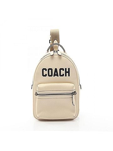 Coach Coach Charter Graphic Waist Bag/Body Bag/Handbag, Leather, Men's, Ivory (CP127) (view 1)