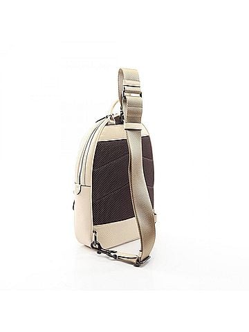 Coach Coach Charter Graphic Waist Bag/Body Bag/Handbag, Leather, Men's, Ivory (CP127) (view 2)