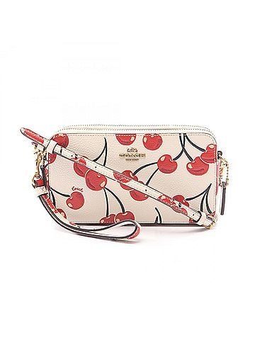 Coach Coach Kira Crossbody Bag with Cherry Leather Shoulder Bag/Handbag for Women, Ivory, Red, Black (CA139) (view 1)