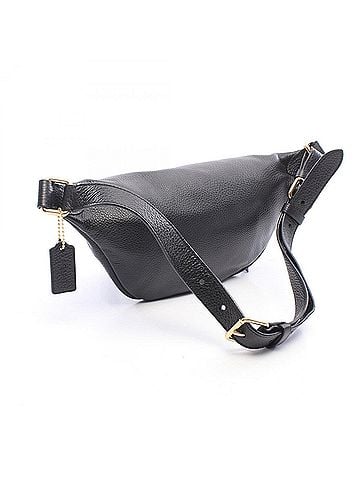 Coach Coach waist bag, body handbag, leather, women's, black, F48738 (view 2)