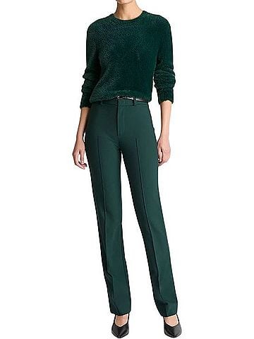 Vince. Cotton-Blend Slim Cigarette Pant Casual Pants (view 1)
