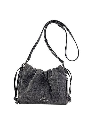 Coach Coach CAK36 Faye Drawstring Shoulder Bag, Denim, Women's COACH (view 1)