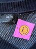 Dressed in LALA 100% Acrylic Graphic Black White Pullover Sweater Size S - photo 3