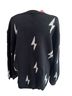 Dressed in LALA 100% Acrylic Graphic Black White Pullover Sweater Size S - photo 2