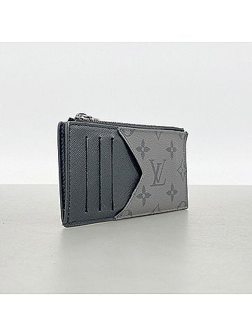 Louis Vuitton Louis Vuitton Monogram Eclipse Reverse Coin Card Holder M69533 (Gray/Black) - Men's Wallet/Coin Case (view 2)