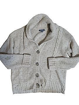 ModCloth speckled oatmeal cable knit Cardigan (view 1)