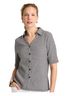 Chico's Checkered-gingham Black White Short Sleeve Button-Down Shirt Size 4X - photo 1