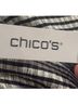 Chico's Checkered-gingham Black White Short Sleeve Button-Down Shirt Size 4X - photo 6