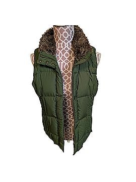 Eddie Bauer goose down faux fur Vest (view 1)