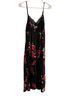 Apt. 9 100% Polyester 87% Nylon 11% Spandex 2% Other Floral Black Red Green Cocktail Dress Size M - photo 2