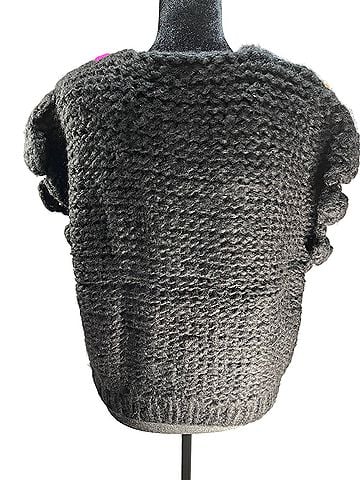Saachi Chunky Bauble Knit Sweater Vest NWOT Pullover Sweater (view 2)