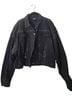 City Chic Black Denim Jacket Size L - photo 1
