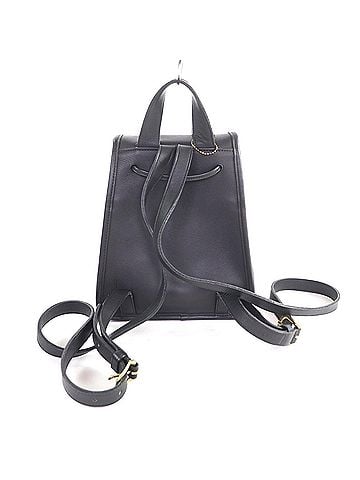 Coach COACH 9960 Old Coach Charm Turnlock Glove Leather Backpack/Daypack Black Gold Hardware Women's (view 2)