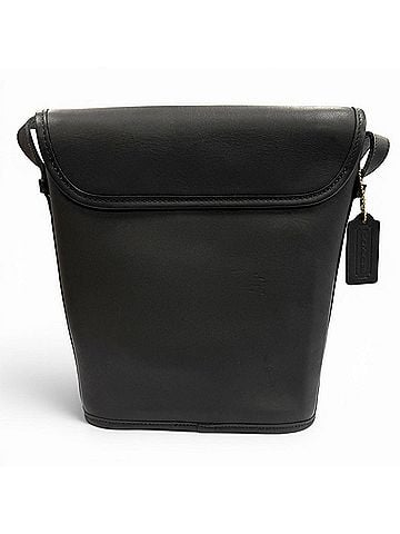 Coach COACH Vintage JACKSON BUCKET Old Coach Glove Leather Bucket Shoulder Bag Black Made in USA Women's (view 2)