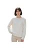 Summersalt The Luxe Cashmere Blend Diagonal-Button Crewneck Sweater Wool Sweater - photo 1