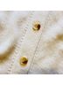 Summersalt The Luxe Cashmere Blend Diagonal-Button Crewneck Sweater Wool Sweater - photo 4