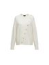Summersalt The Luxe Cashmere Blend Diagonal-Button Crewneck Sweater Wool Sweater - photo 5