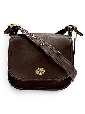 Coach COACH Vintage 9965 Old Coach Glove Leather Shoulder Bag, Brown, Women's (view 1)