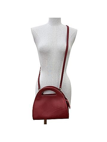 Coach COACH Vintage 9942 Old Coach Glove Leather 2-Way Handbag/Shoulder Bag, Red, Women's (view 2)