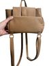 Alexis Bendel 100% Polyurethane Brown Leather Backpack One size - photo 5