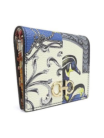 Salvatore Ferragamo Salvatore Ferragamo bi-fold wallet, Gancini leather, multicolor, women's, r11408b (view 2)