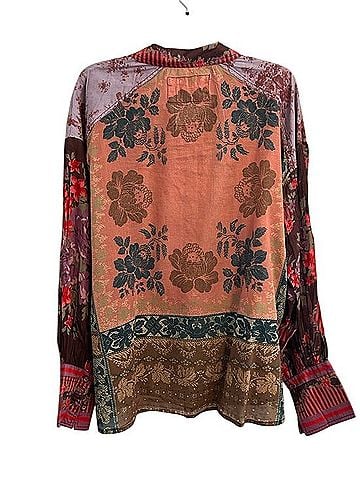 We the Free Flower Patchwork Short Sleeve T-Shirt (view 2)