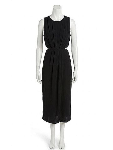 Greylin Ednis Side Cut Out Midi Dress in Black (view 1)